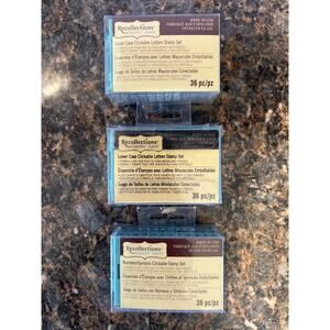 Alphabet Letters, Numbers and Symbols Clickable Stamp Sets